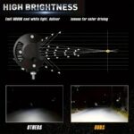 Car LED Light Set with Hook Mounting Brackets 10.16cm 3-Row – Lamp Kit (Battery Not Included) - Image 7