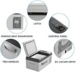 Alpicool C15 Portable Freezer,12 Volt Car Refrigerator, 16 Quart (15 Liter) Fast Cooling 12V Car Fridge -4℉~68℉, Car Cooler, 12/24V DC and 100-240V AC for Outdoor, Camping, RV, Truck, Boat (Copy) - Image 6