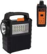 BROLEO Solar Generator, 6000mah Portable Power Station with Solar Panel, LED Lights, MP3, FM Radio, DC & USB Ports, Outdoor Backup Lithium Battery for Camping, Home, RV, Emergency Backup - Image 9