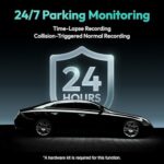 Botslab Dash Cam HK30 Pro, Sleek and Mini Design Dash Cam for Cars 3MP 1296p 2K Resolution, 140° Wide Viewing Angle, Emergency Recording Locked, WiFi, App Support, Parking monitoring, Easy DIY Setup - Image 4