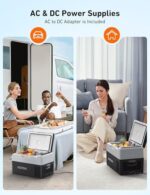 AstroAI 12 Volt Car Refrigerator, 12V Portable Freezer Camping Fridge Cooler (-4℉~68℉) with 12/24V DC & 110V AC for Car, RV, Truck, Van, Boat for Camping, Travel, Fishing Outdoor - Image 7