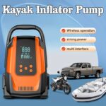 150 PSI Portable Heavy-Duty Dual Pump Air Compressor with Digital Display, Advanced Multi-Functional Inflator for Cars, Trucks, Boats, RVs, and Sports Equipment, Featuring Rapid Inflation, Low Noise Operation, and Durable Design for Professional and Personal Use - Image 5