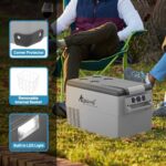 Alpicool CF35 Portable Car Refrigerator,12 Volt Car Fridge Freezer, 37 Quart (35 Liter) Fast Cooling 12V Car Fridge -4℉~68℉, Car Cooler, 12/24V DC and 100-240V AC for Outdoor, Camping, RV, Truck, Boat - Image 4