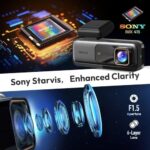Botslab 4K Dash Cam Front and Rear, 170° Ultra Wide Dashcam with ADAS, Night Vision, 24/7 Parking Mode, Sony IMX415 Sensor, WDR, Free 64GB SD Card, 5G/2.4G WiFi, Built-in GPS, Loop Recording - Image 3