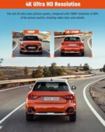 3 Channel Dash Cam,4K+1080P Dash Cam Front and Rear Inside, Dash Camera for Cars, Triple Car Camera with 32GB Card,Built-in G-Sensor - Image 7