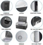 Alpicool G22 Car Fridge 22 Litre Mini Fridge 12/24v Car Refrigerator Portable Camping Fridge Freezer Truck Electric Cool Box for Campervan RV Boat Travel Picnic,-20℃ to 20 ℃/Low Consumption - Image 3